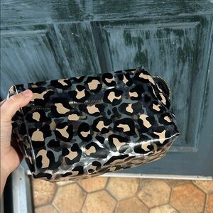 Stylish Leopard Print Women's make up Bag